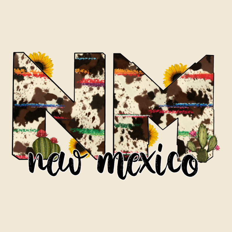 New Mexico State Cowhide Serape Cactus Ladies Tee by RanaPortraitStore | Teevron