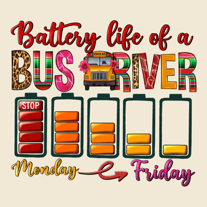 Battery Life Of A Bus Driver Ladies Tee by BundleAndBundleShop | Teevron