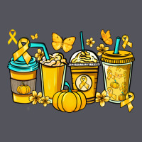 Childhood Cancer Coffee Cups Yellow Ribbon Vintage Hoodie | Teevron