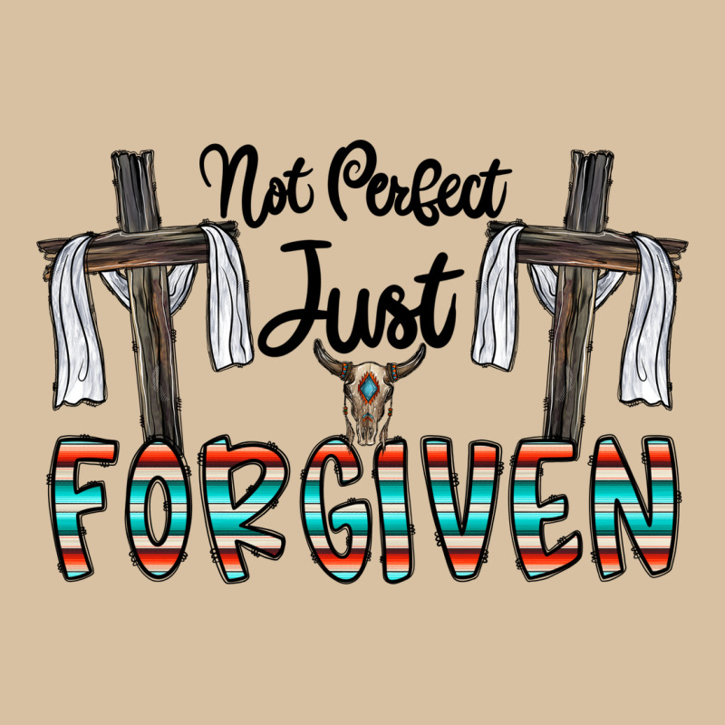 No Perfect Just Forgiven Heavyweight Hoodie by CowhideDigitalArt | Teevron