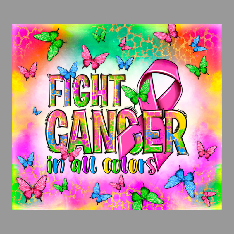 Fight Cancer In All Colors Vintage Hoodie by NancyCooperArtShop | Teevron