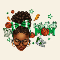 Afro Messy Bun Full Face Basketball Mom Vintage Tee | Teevron