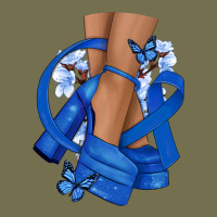 Colon Cancer Diva Blue Ribbon Vintage Hoodie | Teevron