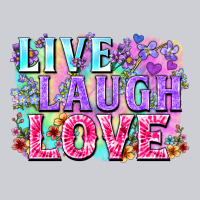 Live Laugh Love Hippie Valentine's Day Heavyweight Sweatshirt | Teevron