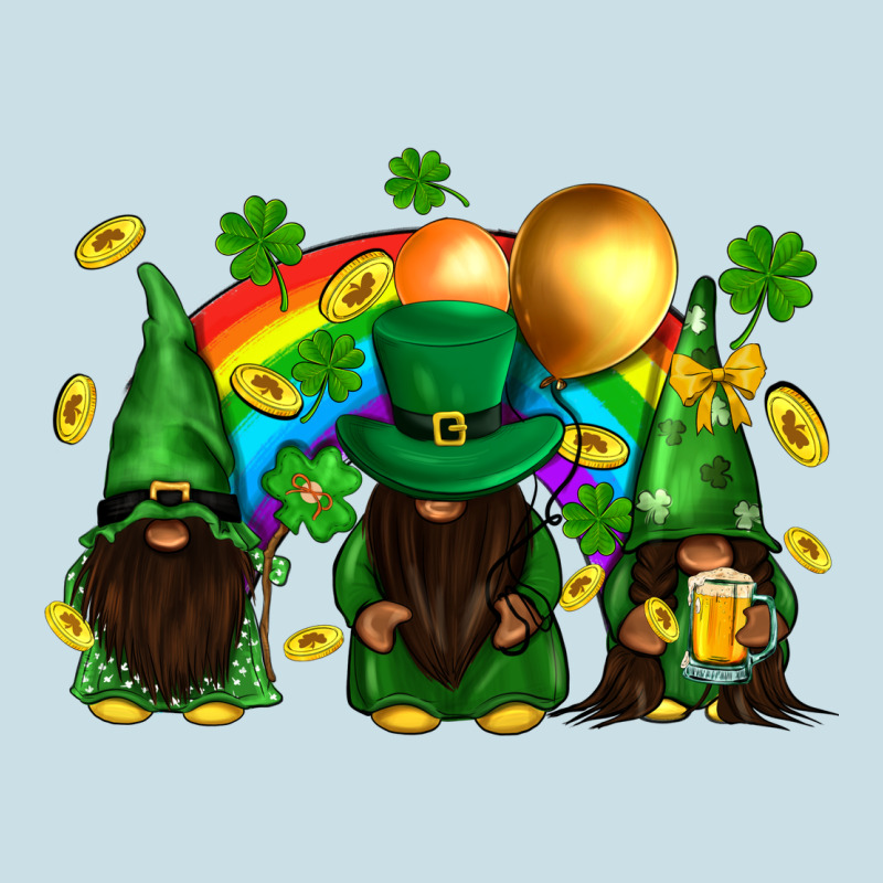 St. Patrick's Afro Gnomies With Rainbow Ladies Tee by BundleAndBundleShop | Teevron