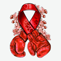 Red Ribbon With Boxing Gloves Urban Heavy Tee | Teevron
