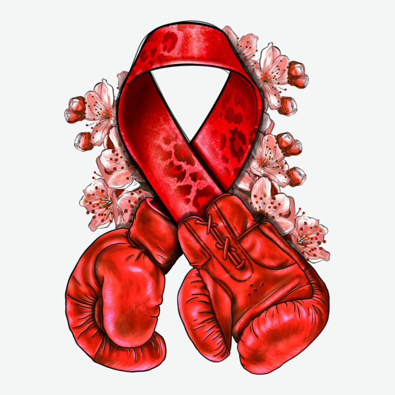 Red Ribbon With Boxing Gloves Urban Heavy Tee by NancyCooperArtShop | Teevron
