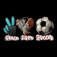 Peace Love Soccer Long Sleeve Tee | Teevron