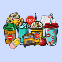 School Bus Driver Coffee Cups Urban Heavy Tee | Teevron