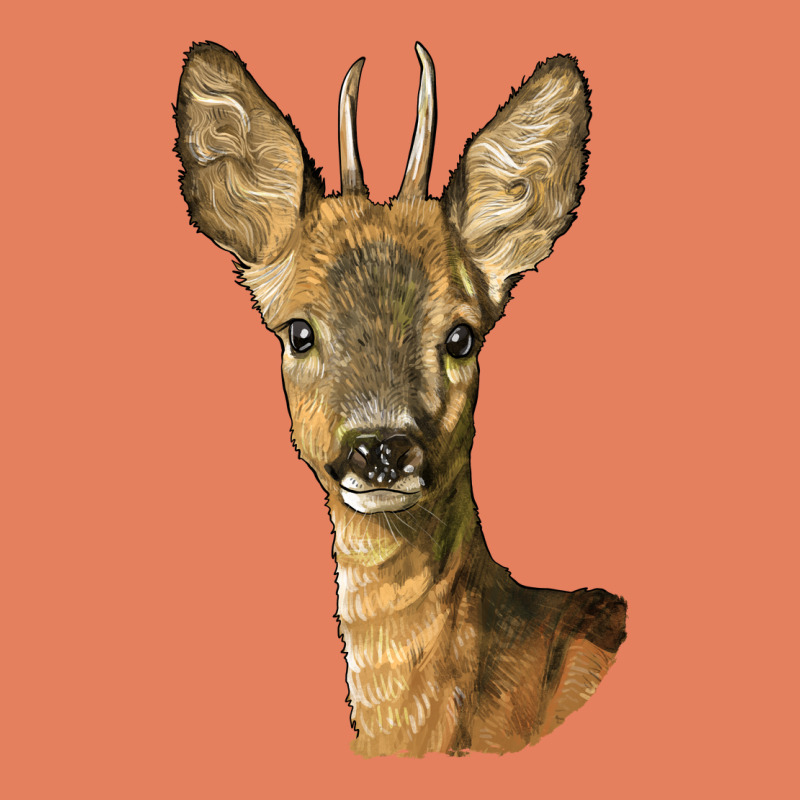 Red Brocket Deer Head Classic Tee by LillyAllenDesigns | Teevron