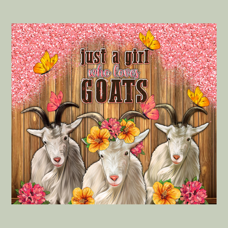 Just A Girl Who Loves Goats Tumbler Long Sleeve Tee by TumblerDesignByShophia | Teevron