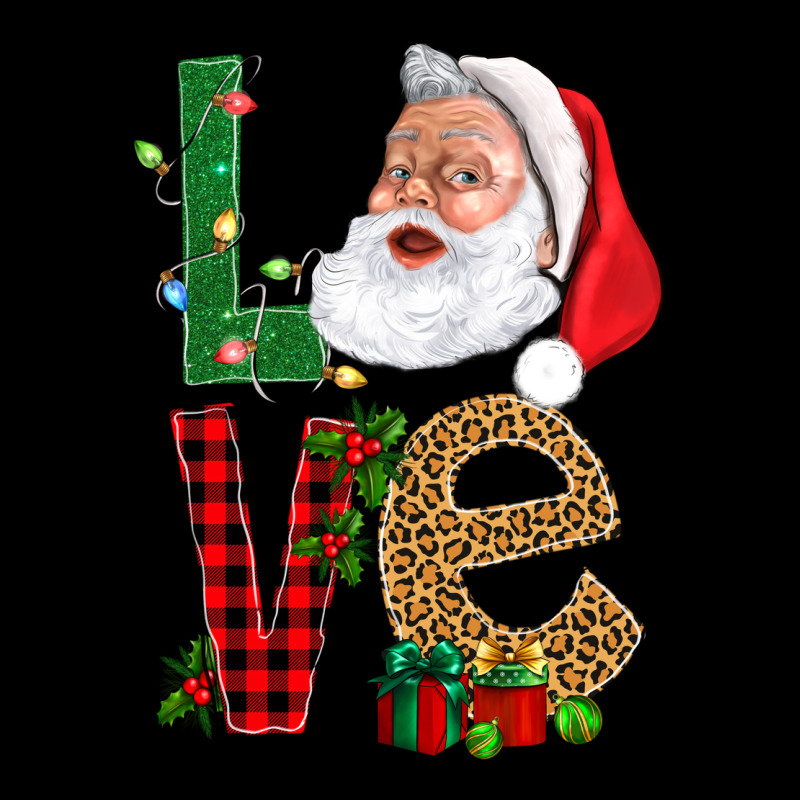 Love With Santa Portrait Ladies Tee by BundleAndBundleShop | Teevron