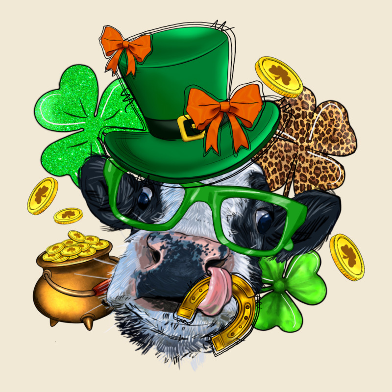 St. Patrick Cow Clover Ladies Tee by BundleAndBundleShop | Teevron
