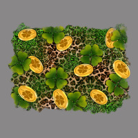 St Patricks Day Background Vintage Tee | Teevron
