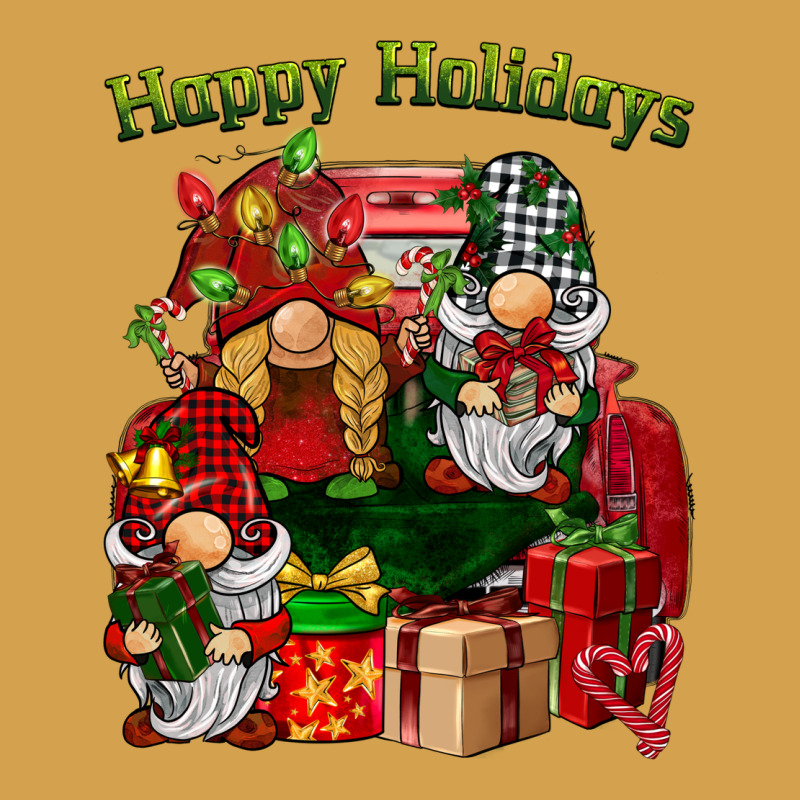 Happy Holidays Gnomes Truck Urban Hoodie by BarkalooDesign | Teevron