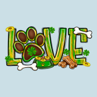 St. Patrick's Day Love Dog Paw Ladies Tee | Teevron