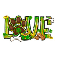 St. Patrick's Day love dog paw | Teevron