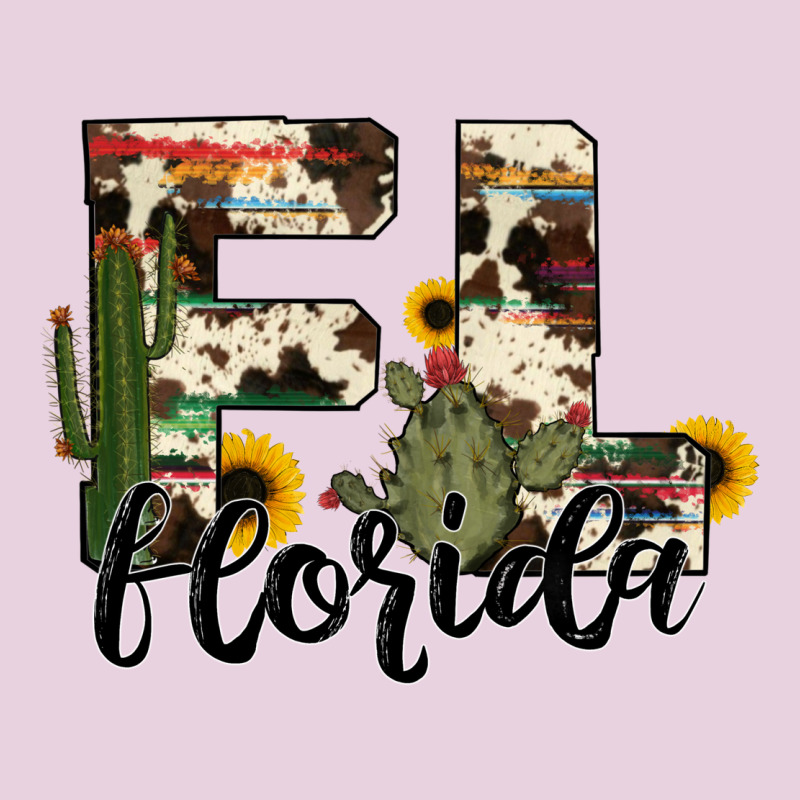Florida State Cowhide Serape Cactus Ladies Tee by RanaPortraitStore | Teevron