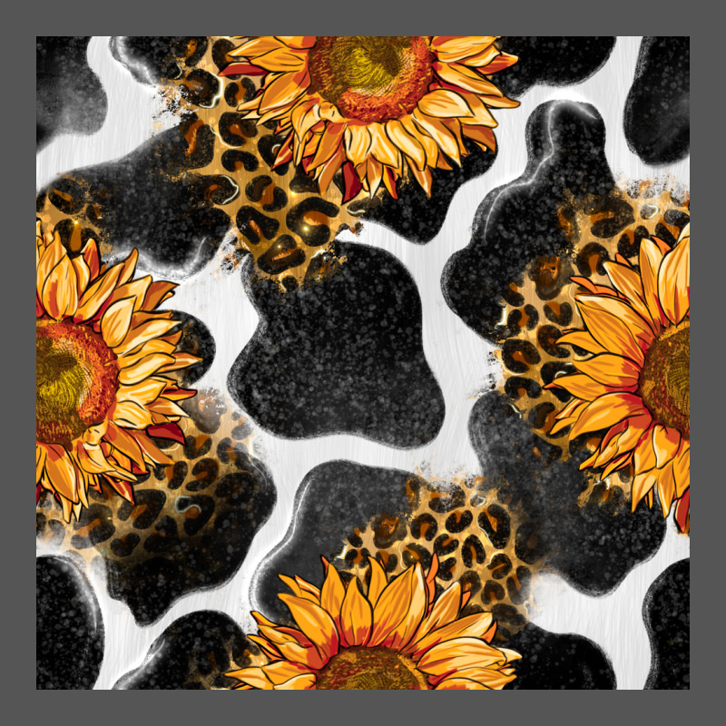 Cowhide Leopard Sunflower Seamless Pattern Zipper Hoodie by BundleAndBundleShop | Teevron