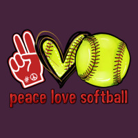 Peace Love Softball Long Sleeve Tee | Teevron
