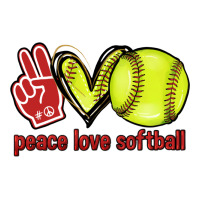 Peace love Softball | Teevron