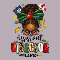Assistant Director Life Afro Messy Bun Vintage Tee | Teevron