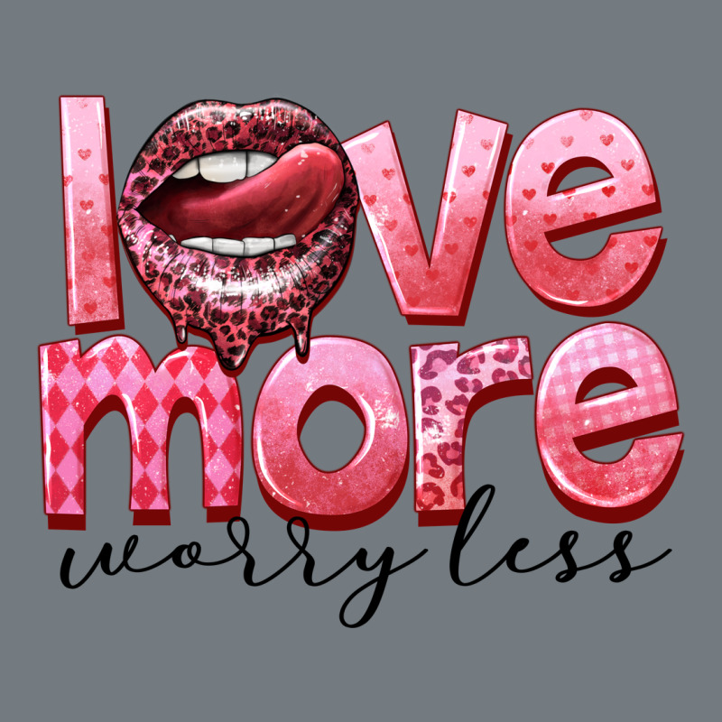 Love More Worry Less Heavyweight Sweatshirt by FaDigitalArtStudio | Teevron