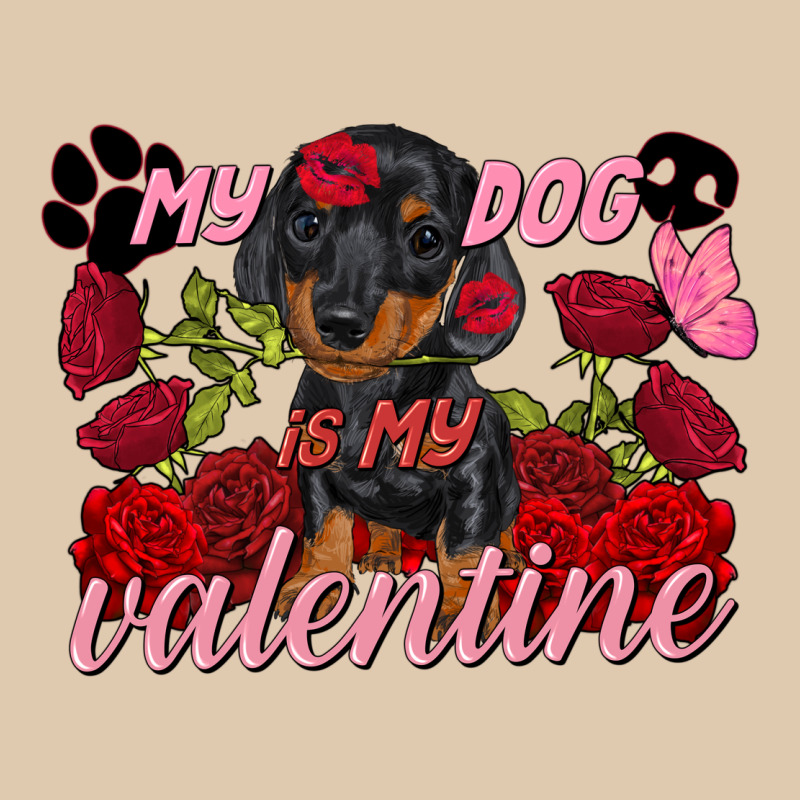 My Dog Is My Valentine's Day Heavyweight Sweatshirt by FaDigitalArtStudio | Teevron