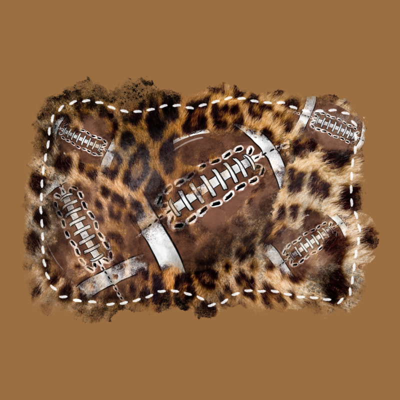 Football Background Leopard Vintage Tee by NancyCooperArtShop | Teevron