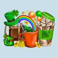 St. Patricks Day Coffee Cups Ladies Tee | Teevron