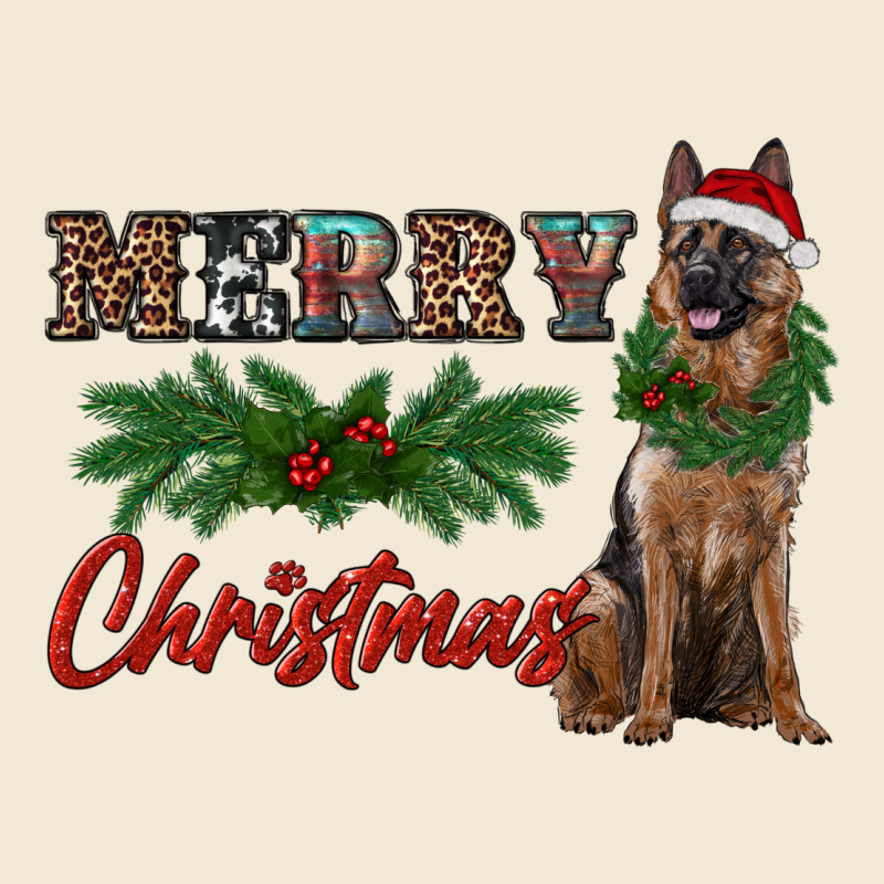 Merry Christmas German Shepherd Premium Tee by RanaPortraitStore | Teevron