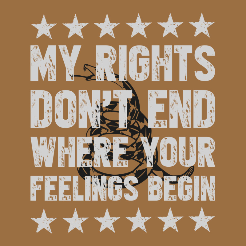 My Rights Don't End Where Your Feelings Begin Vintage Tee by artisFamous | Teevron