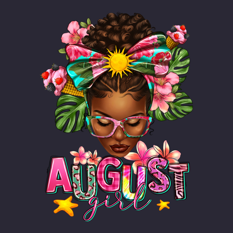 August Girl Afro Woman Summer Vintage Tee by texasbilliewilder | Teevron