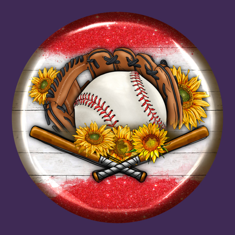 Baseball With Sunflower Round Earrings Premium Hoodie by BundleAndBundleShop | Teevron