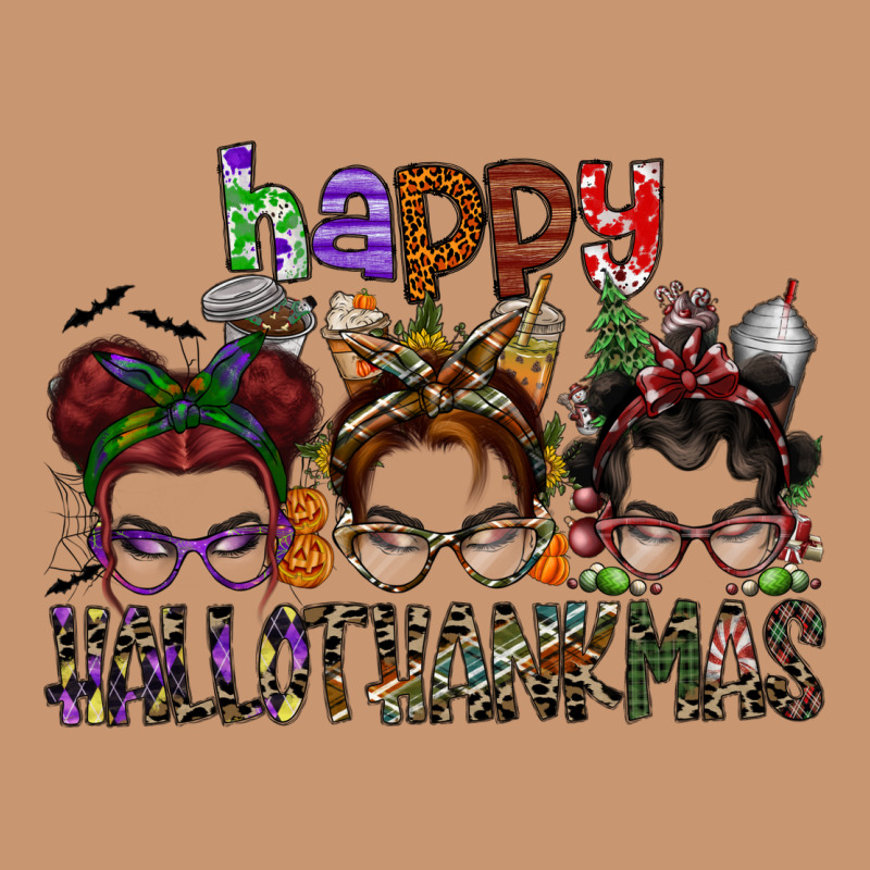 Happy Hallothanksmas Heavyweight Hoodie by SublimationCraftShop | Teevron