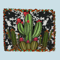 Aztec Cowhide Cacti Ladies Tee | Teevron