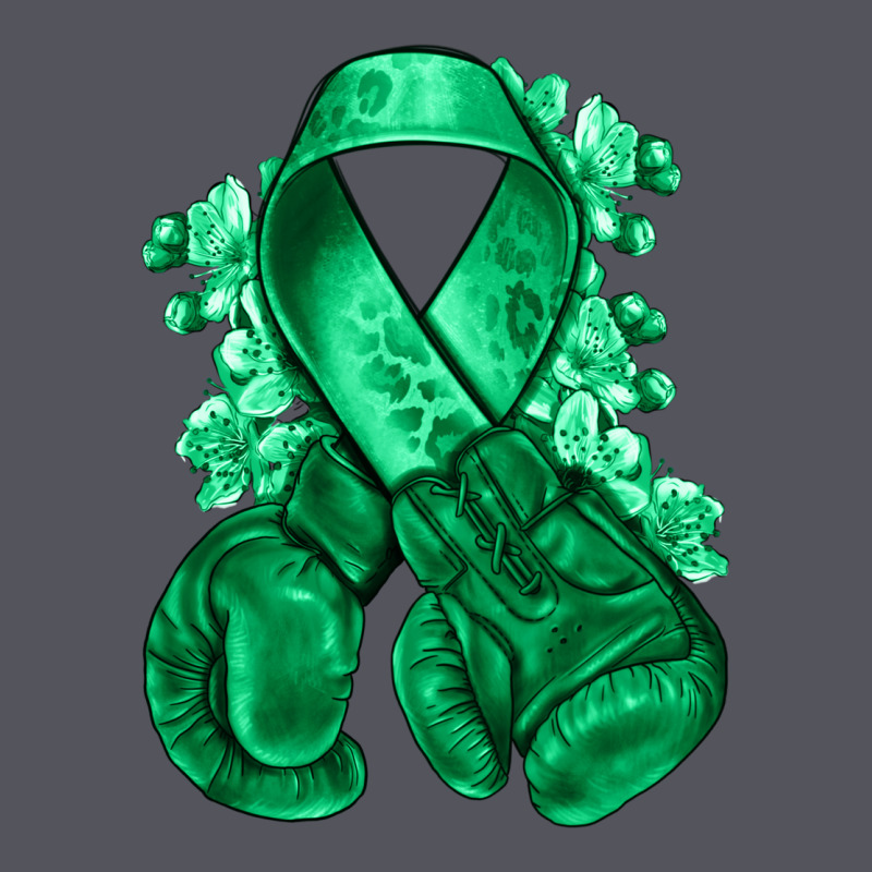 Emerald Green Ribbon Liver Cancer Boxing Gloves Vintage Hoodie by NancyCooperArtShop | Teevron