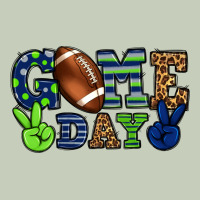 Game Day Green And Blue Team Color Long Sleeve Tee | Teevron