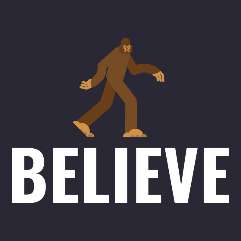 Believe Bigfoot White Vintage Tee by artisFamous | Teevron