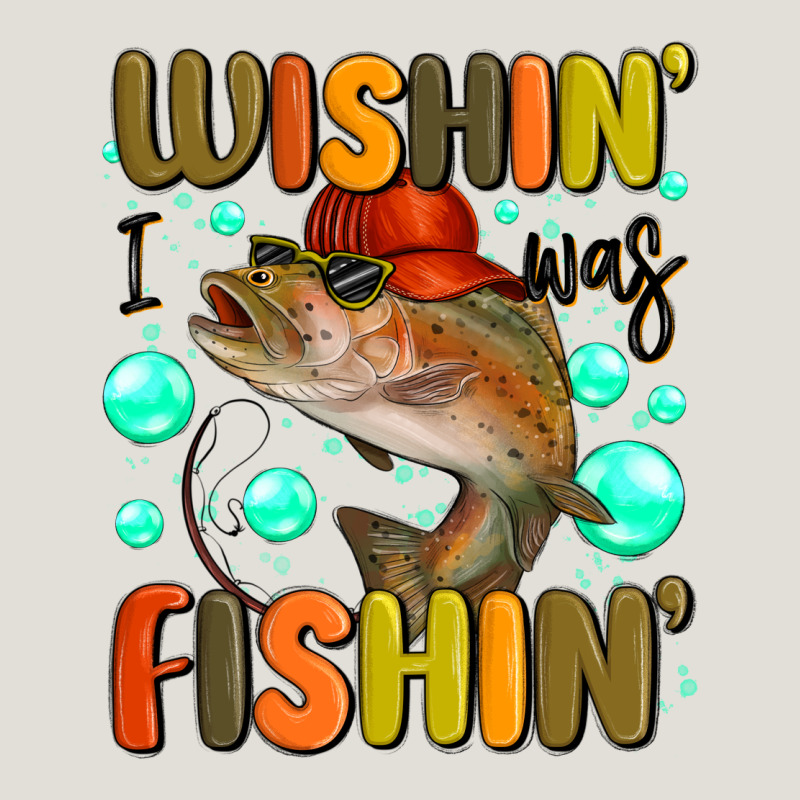 Wishing I Was Fishing Heavy Core Tee by MaliasSmallBusiness | Teevron