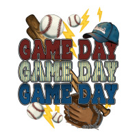 Game Day lightning bolt Baseball | Teevron