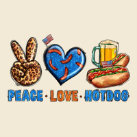 Peace Love Hotdog Premium Hoodie | Teevron