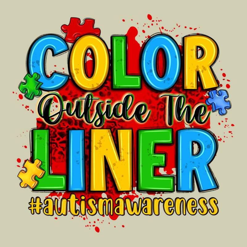Color Outside The Liner Autism Awareness Heavy Core Tee by JahusDesignShop | Teevron
