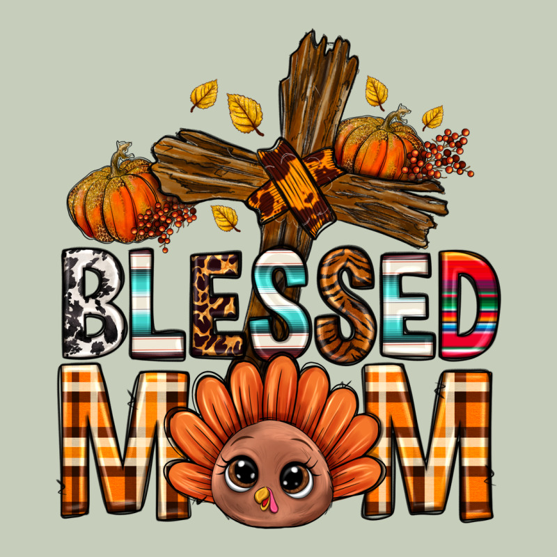Western Blessed Mom With Cross Ladies Tee by BundleAndBundleShop | Teevron