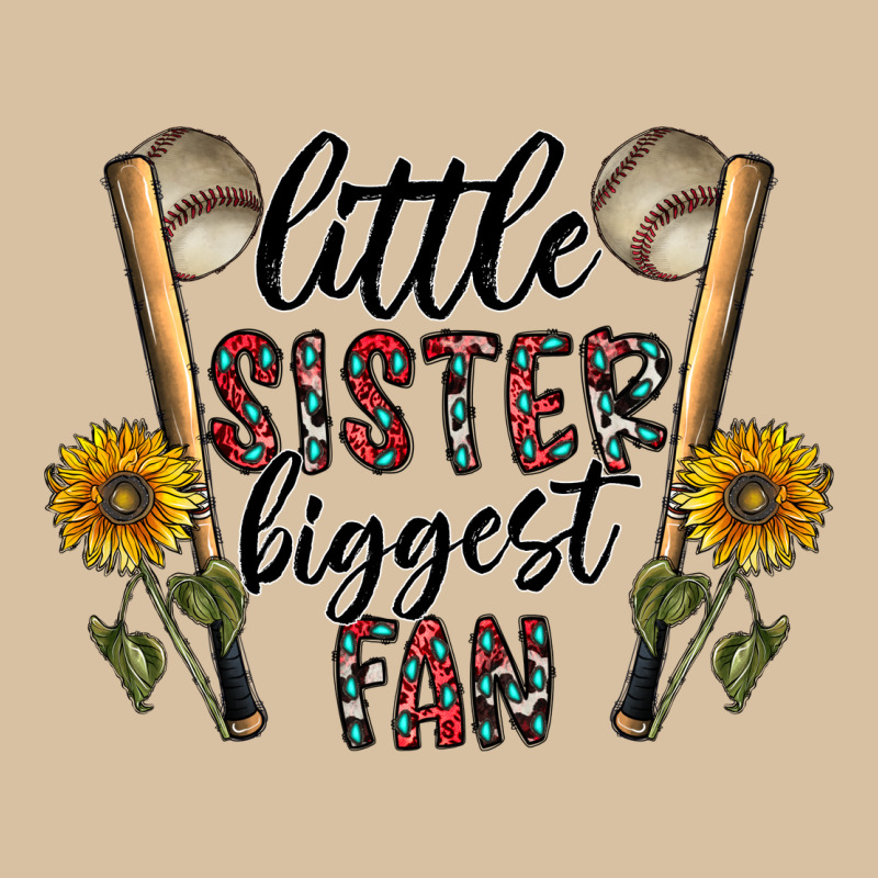 Little Sister Biggest Fan Heavyweight Hoodie by CowhideDigitalArt | Teevron
