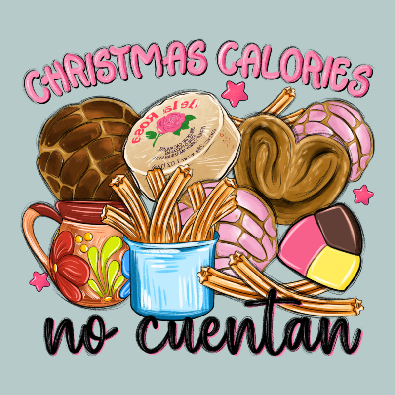 Christmas Calories No Cuentan Heavy Core Tee by MaliasSmallBusiness | Teevron