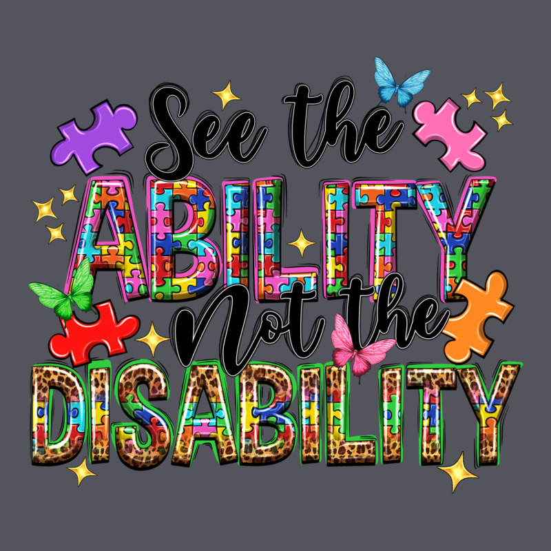 See The Ability Not The Disability Vintage Hoodie by NancyCooperArtShop | Teevron