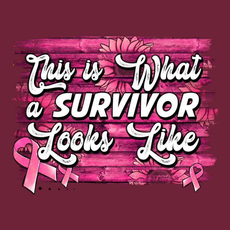 This Is What A Survivor Looks Like Breast Cancer Awareness Long Sleeve Tee by Jasminsmagicworld | Teevron