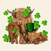 St Patricks Day Cow Family Vintage Tee | Teevron