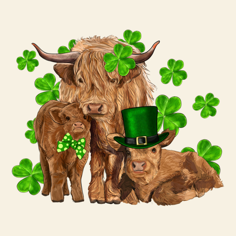 St Patricks Day Cow Family Vintage Tee by RanaPortraitStore | Teevron